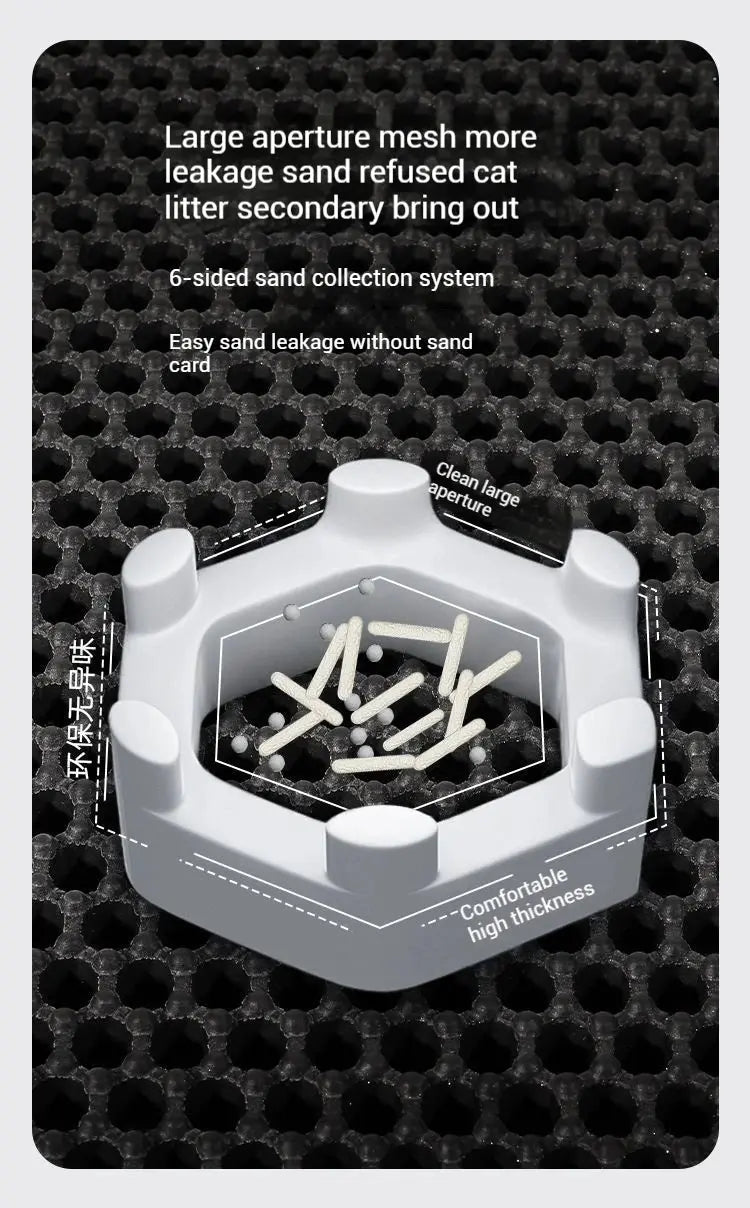 Katzenstreumatte aus EVA-Material - verschiedene Größen Robot-Kitty